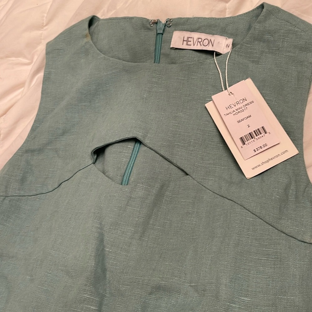 Hevron Thalia Linen Dress